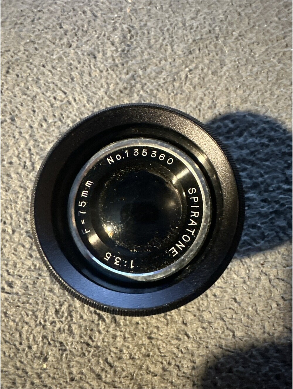 Spiratone 1:3.5 F=75mm No. 135360 VTG Lens Made In Japan